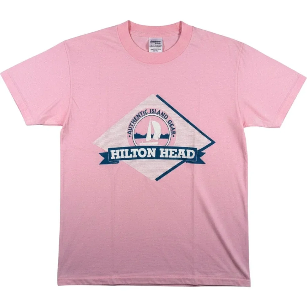 Vintage 80s Hilton Head T-Shirt Mens Medium Made In USA Single Stitched